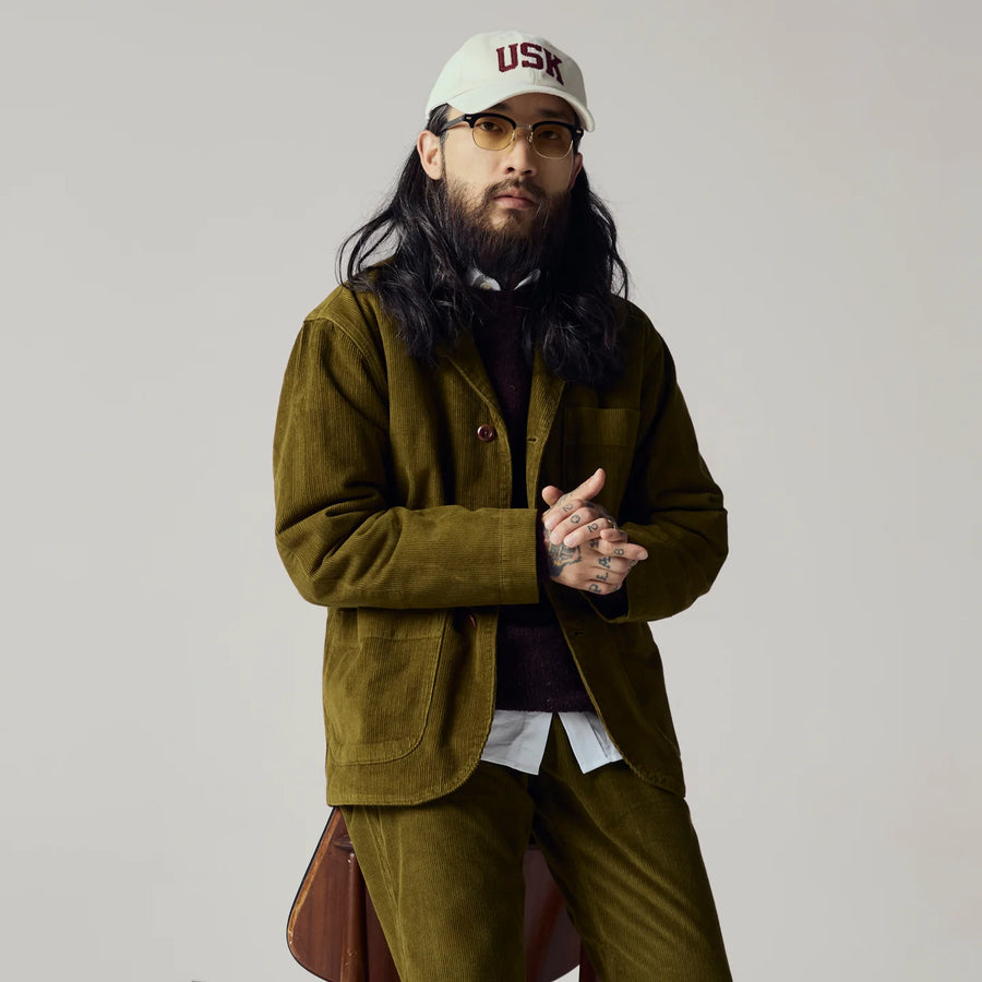 Uskees Cord Blazer Woodland Green
