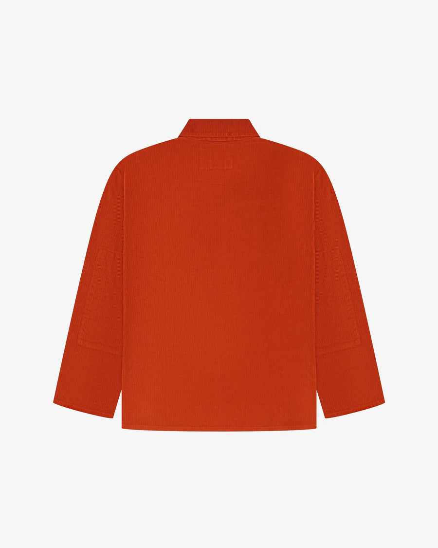 Uskees Cord Overshirt Rust