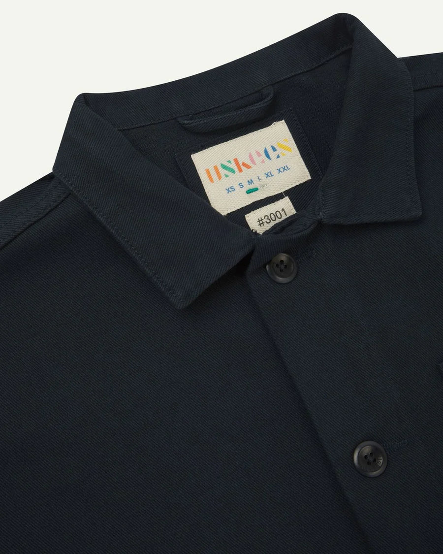 Uskees Drill Overshirt Blueberry