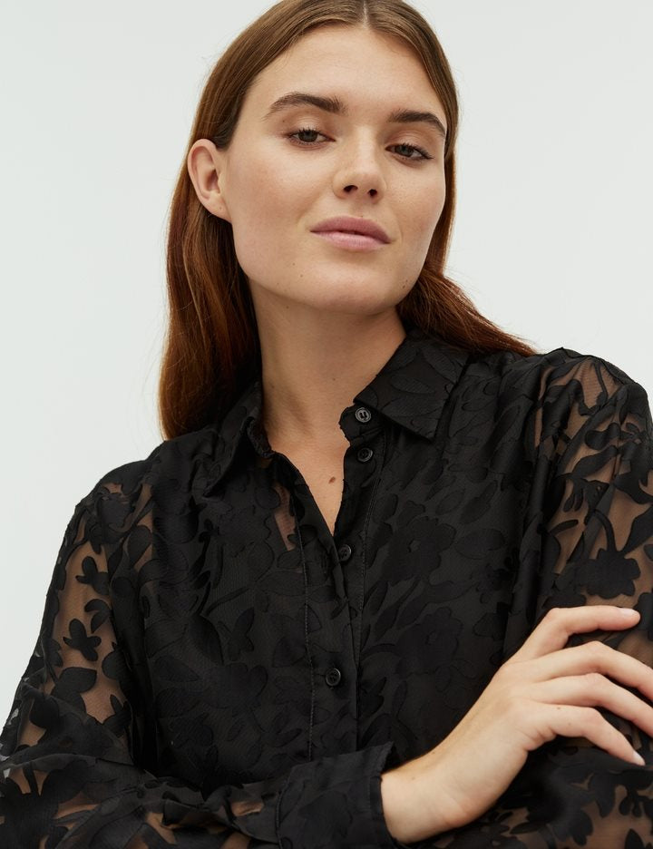 MbyM Tiami Shirt Black Floral
