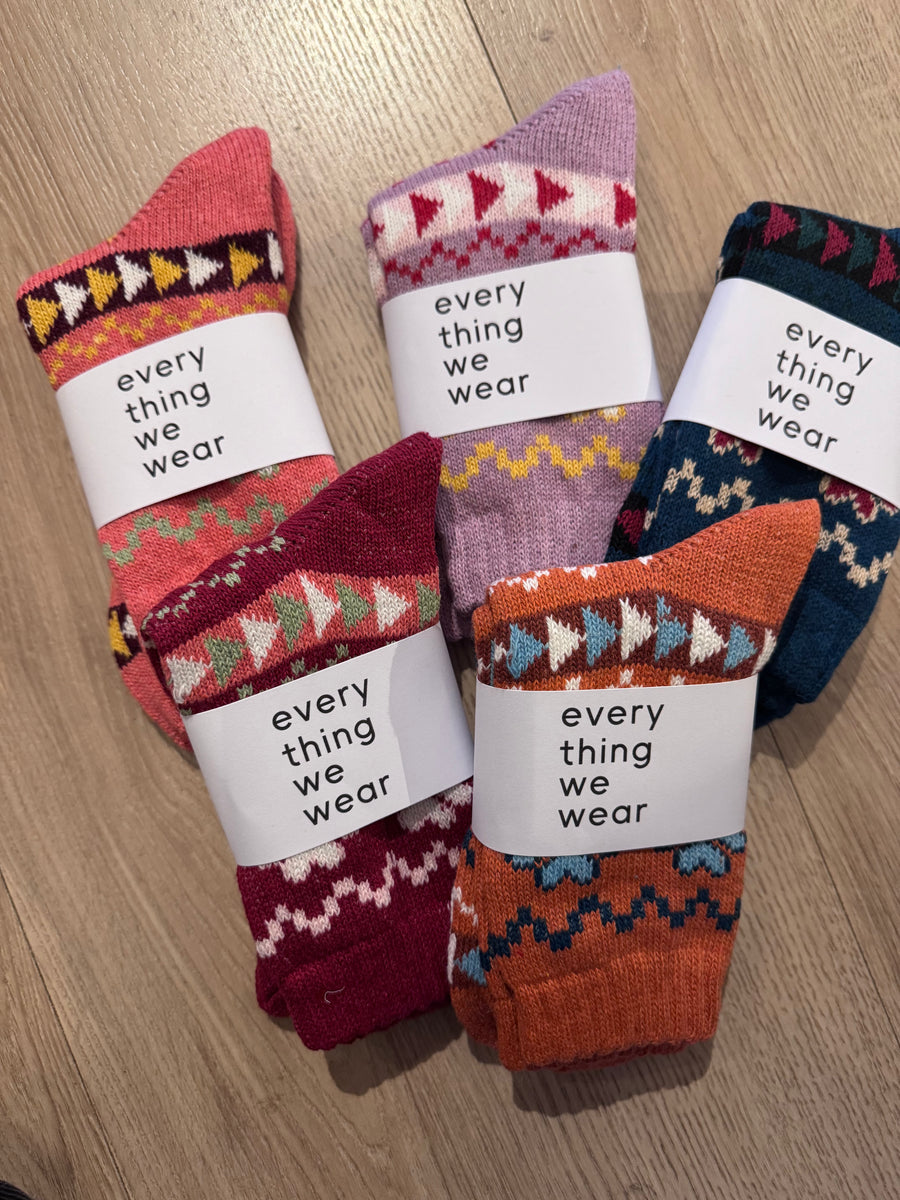 ETWW Patterned Wool Socks