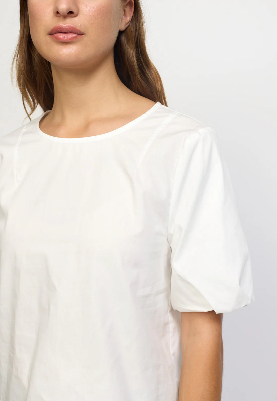 Esme Studios Coban Blouse Shirt Organic White Cotton GOTS