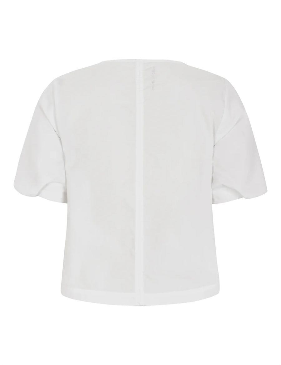 Esme Studios Coban Blouse Shirt Organic White Cotton GOTS