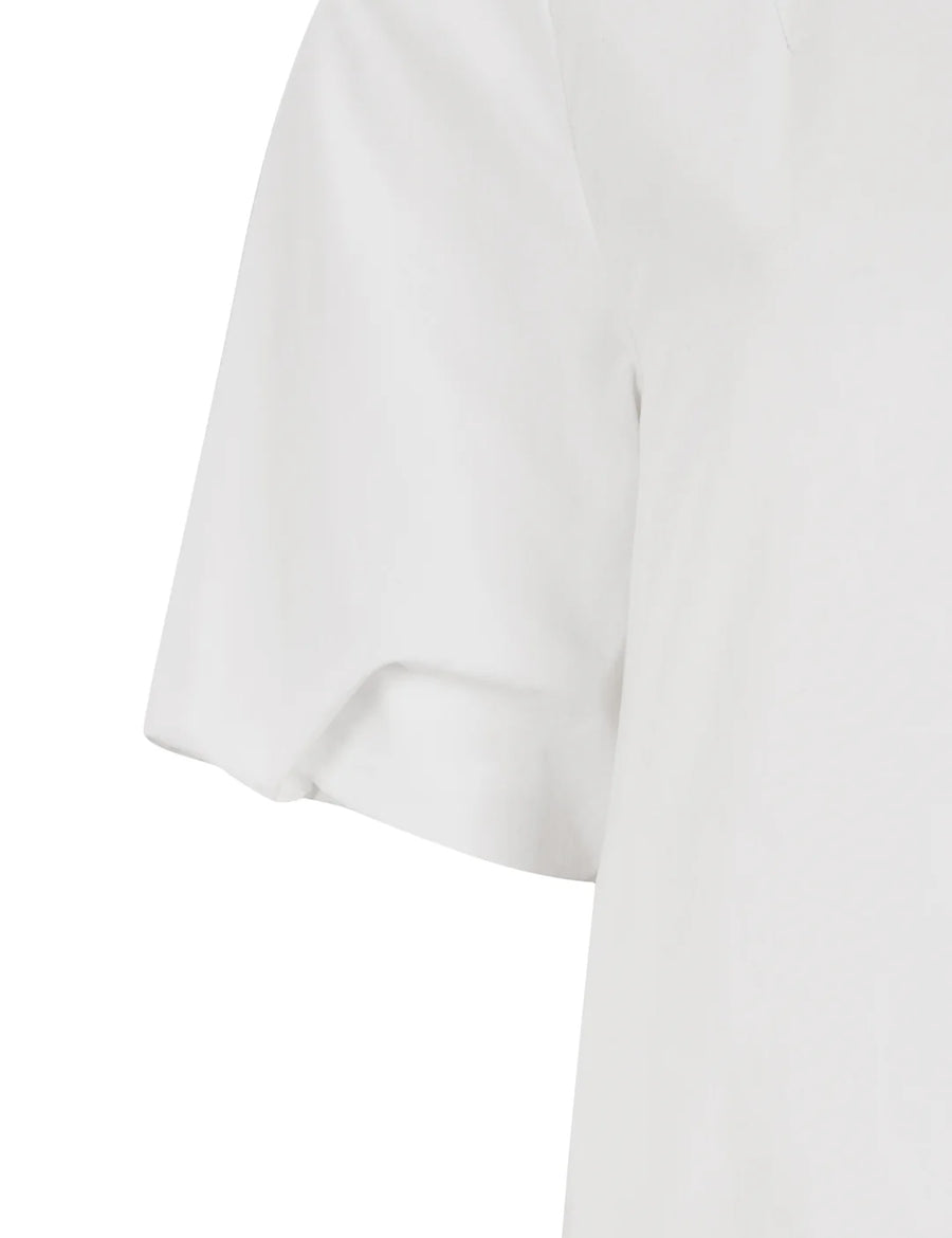 Esme Studios Coban Blouse Shirt Organic White Cotton GOTS