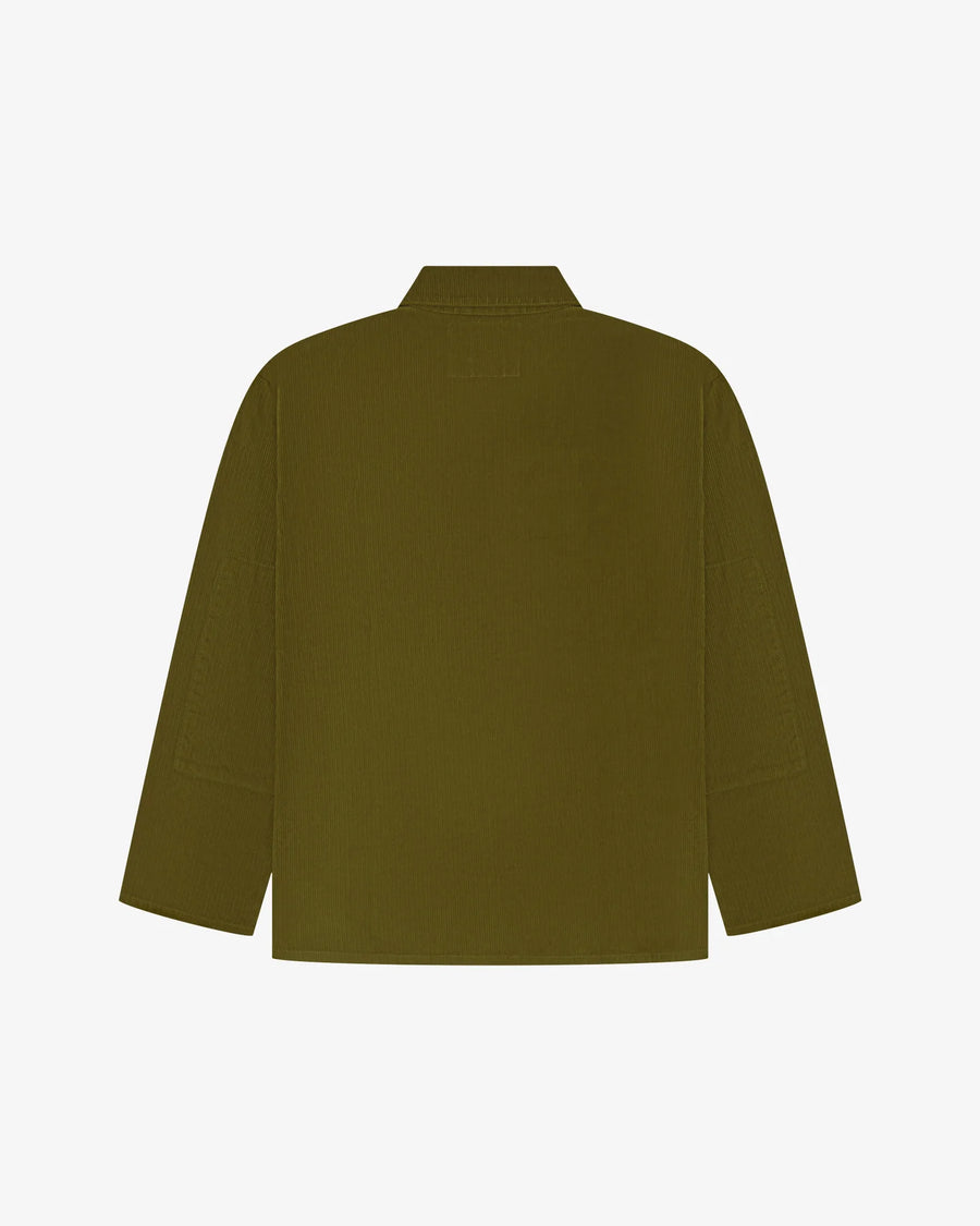 Uskees Cord Workwear Jacket Woodland Green