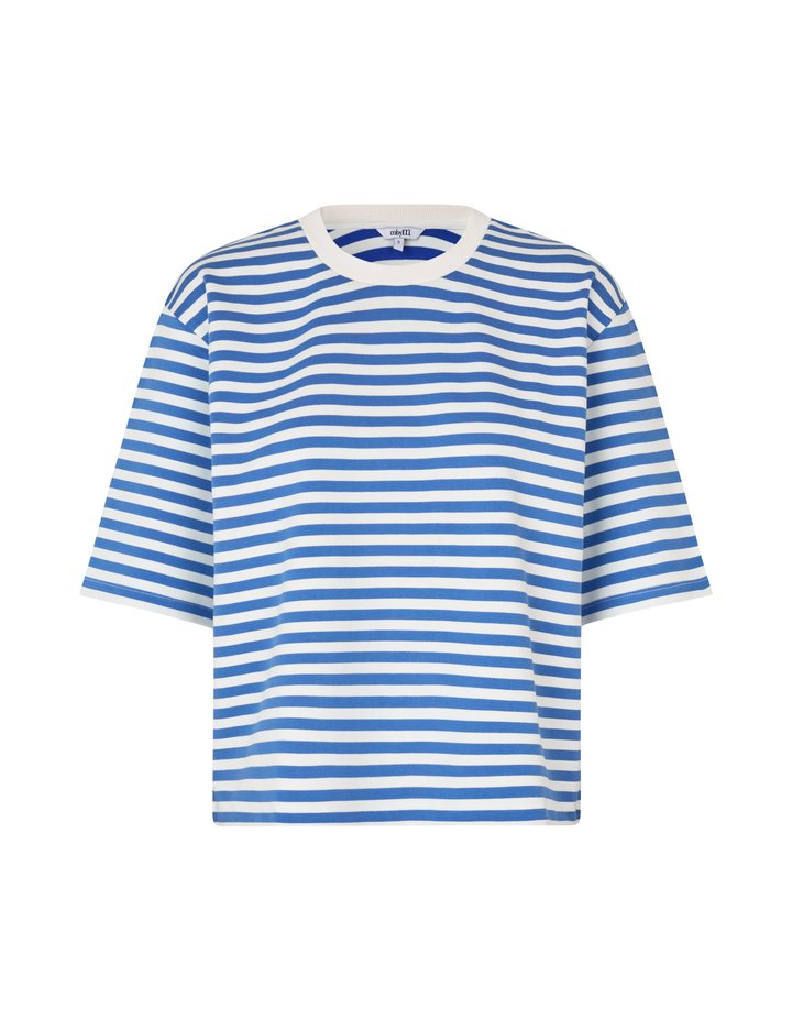 MbyM Emrys T-Shirt Sapphire Stripe Blue White