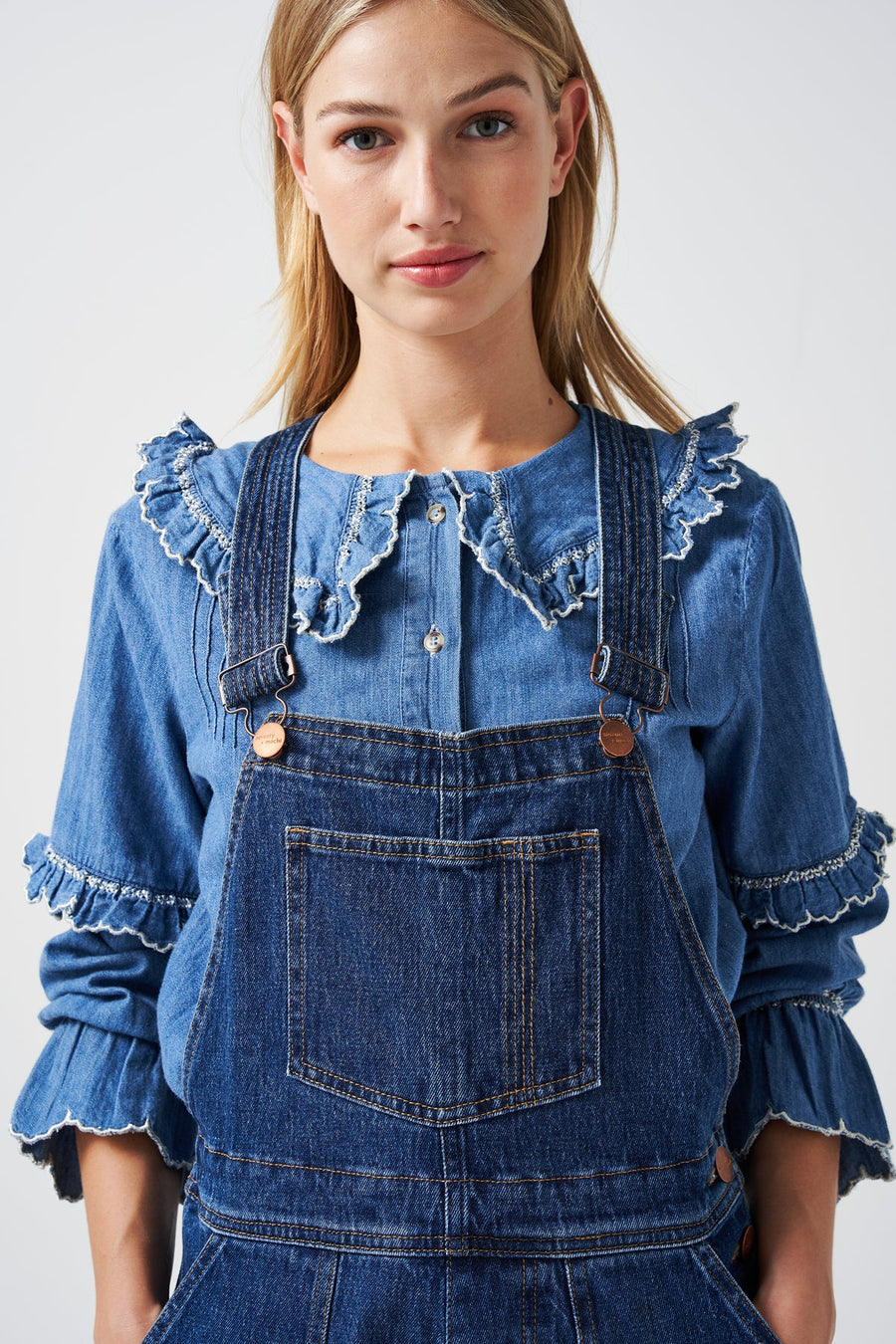 Seventy & Mochi Elodie Dungarees Vintage Americana