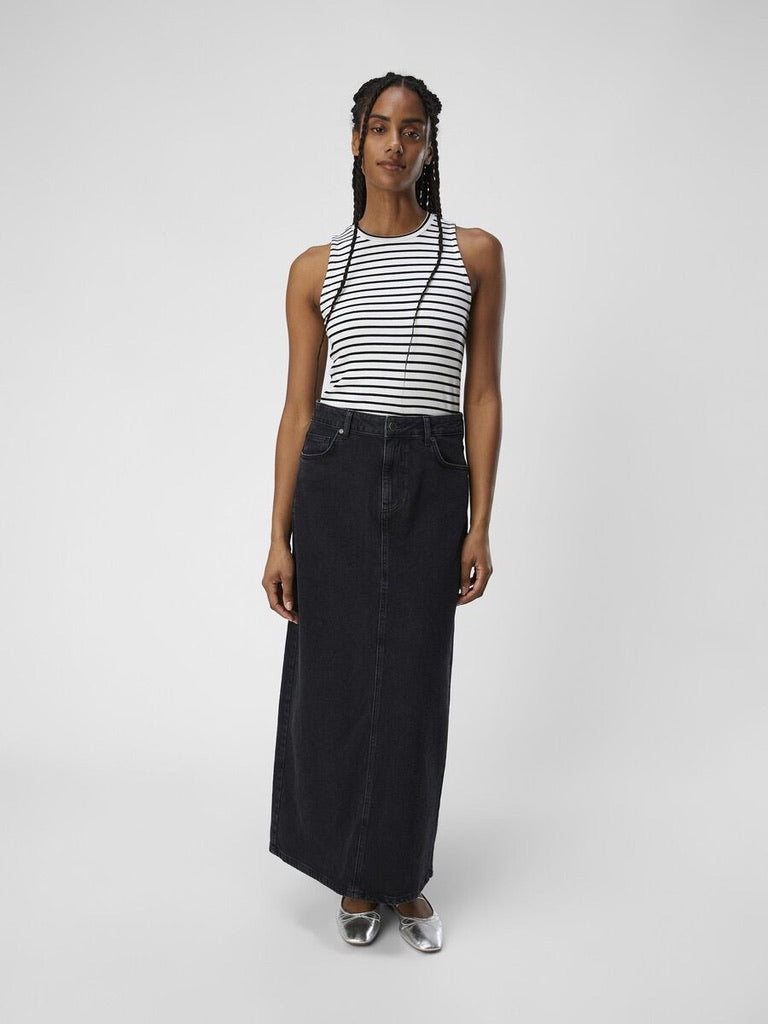 Object Jamie Tank Top Stripe Lenzing Sleeveless