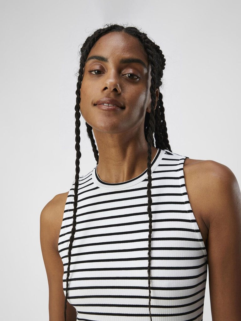 Object Jamie Tank Top Stripe Lenzing Sleeveless