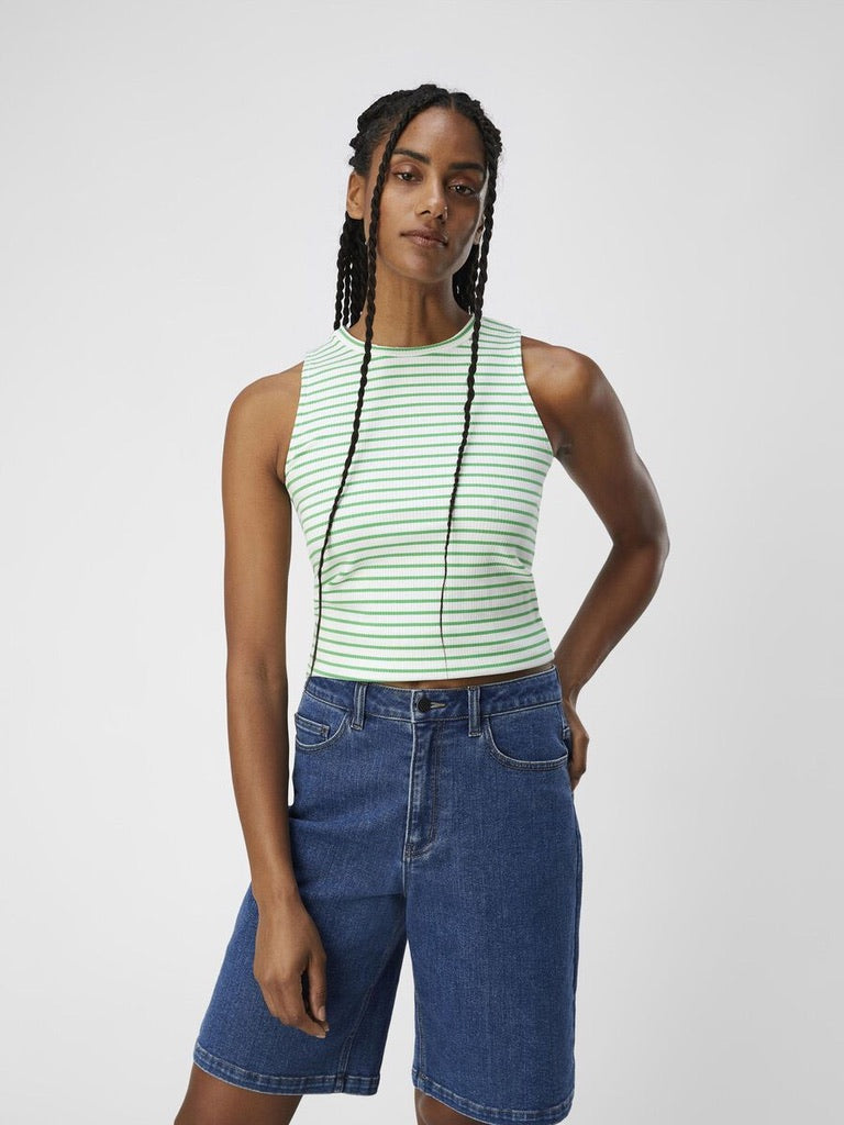 Object Jamie Tank Top Stripe Lenzing Sleeveless