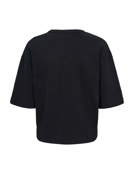 Esme Studios Signe 2/4 Boxy T-Shirt GOTS Organic Cotton Black