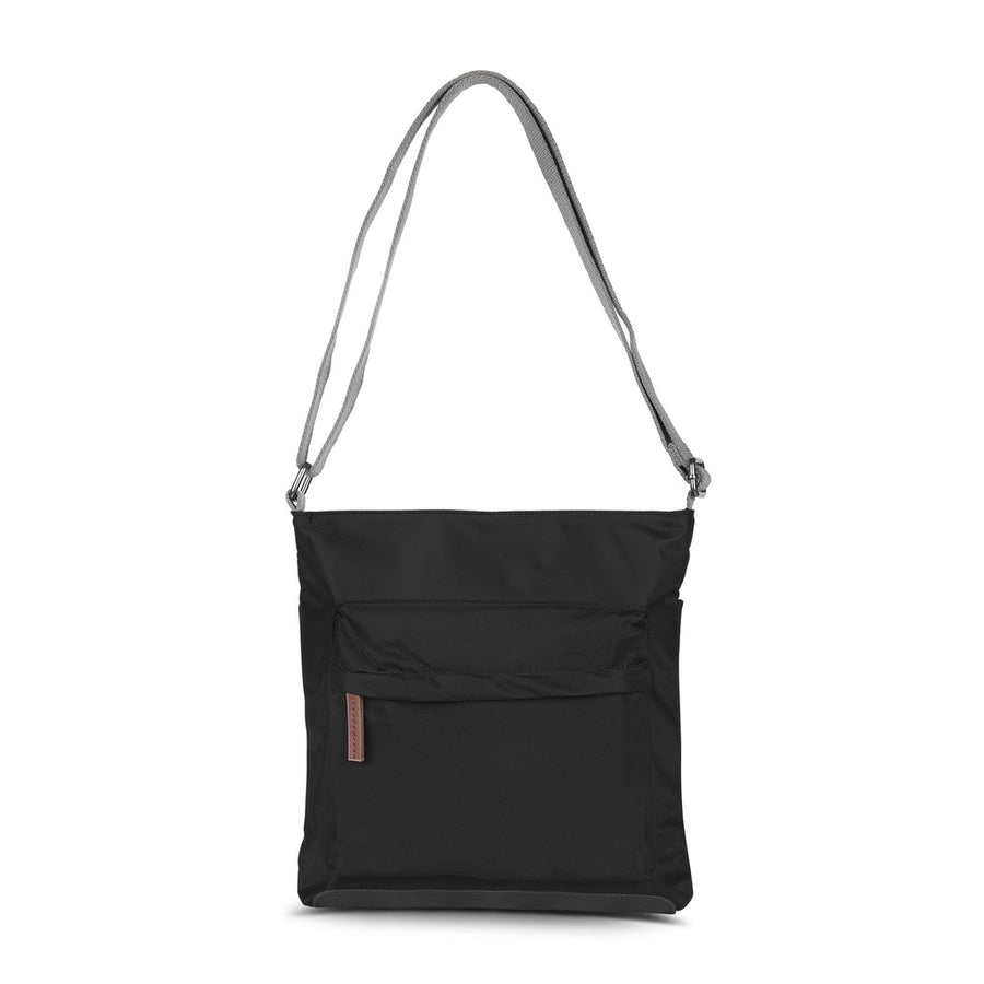 Roka Kennington Cross Body Bag Black Recycled Nyon