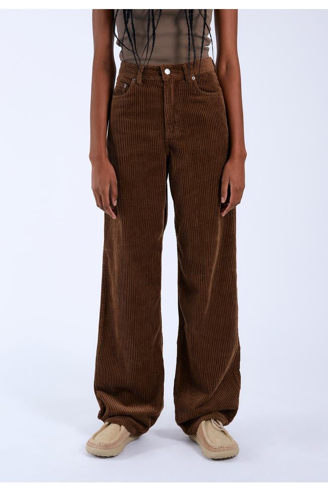 Dr Denim Donna Cord Brown Jeans Trousers