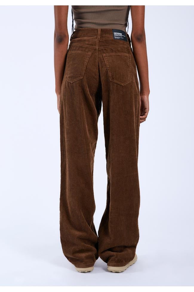 Dr Denim Donna Cord Brown Jeans Trousers