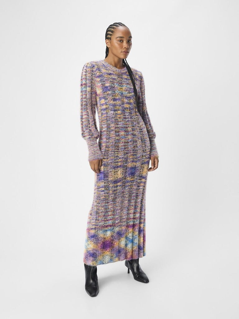 Object Talpa Fitted Knitted Dress Multicolour