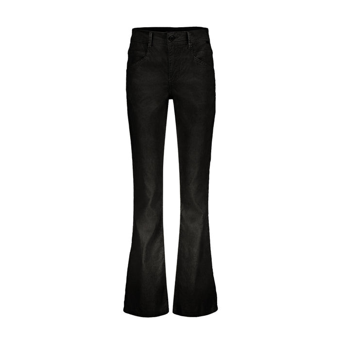 Red Button Bibette Cord High Rise Trousers Jeans Black