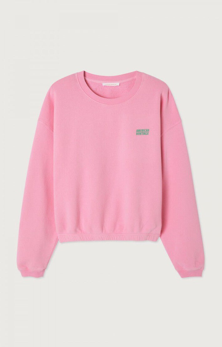 American Vintage Izubird Sweatshirt Vintage Pink