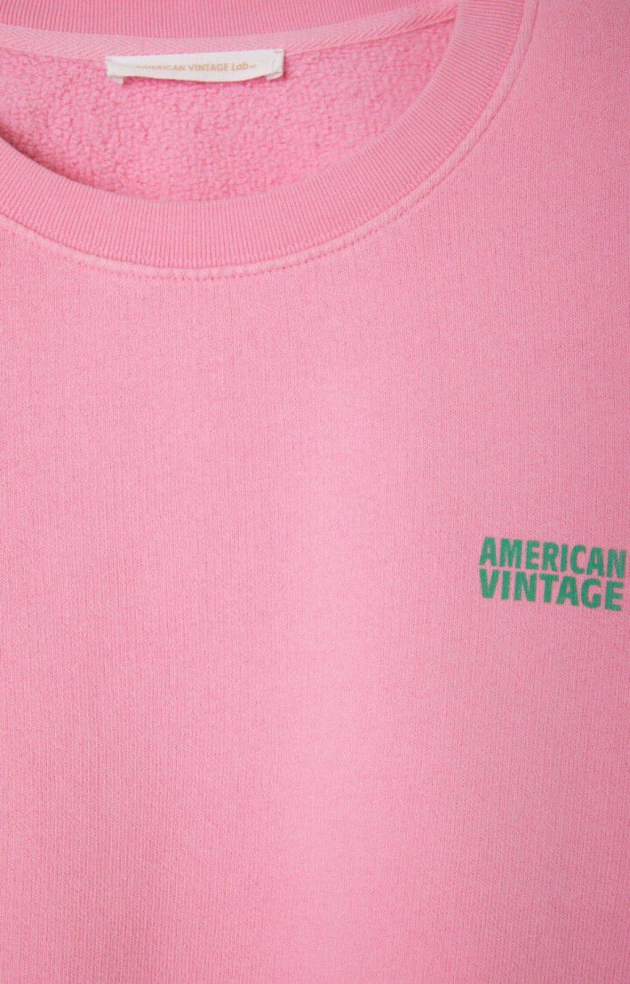 American Vintage Izubird Sweatshirt Vintage Pink