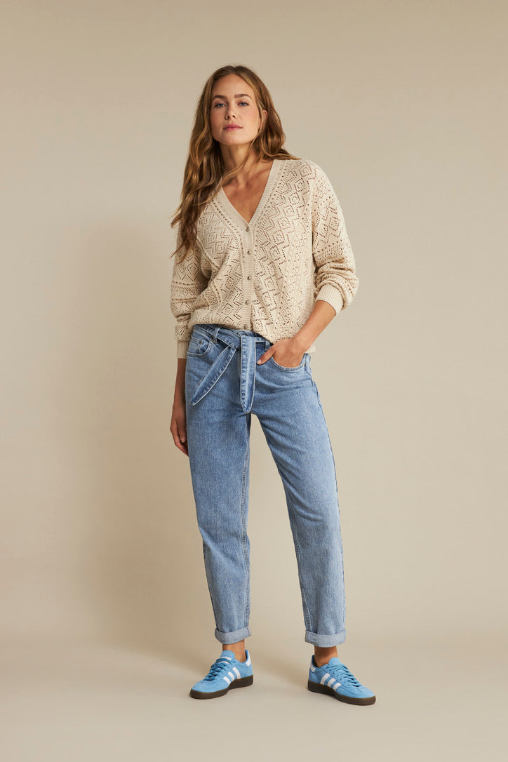 Red Button Caitlin Bleach High Rise Regular Balloon Fit Barrel Jeans