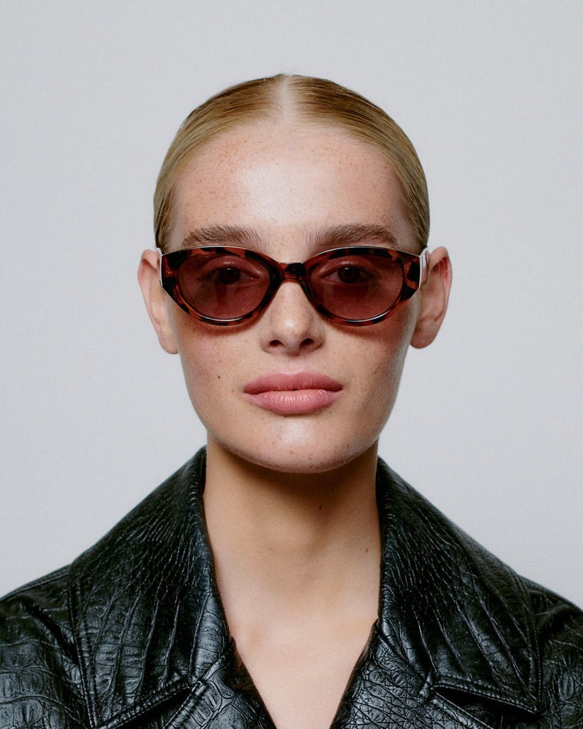 A.kjæbede Winnie Sunglasses Havana