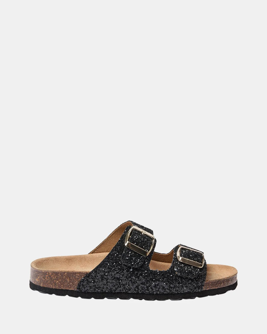 Sofie Schnoor Birkenstock Style Black Glitter Sandal