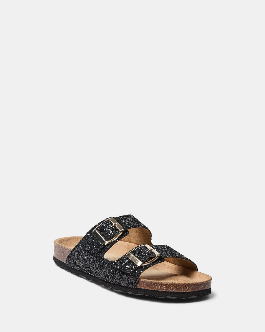 Sofie Schnoor Birkenstock Style Black Glitter Sandal