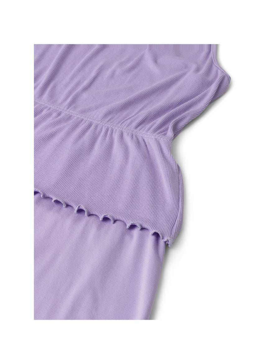 Mads Norgaard recycled viscose lilac dress
