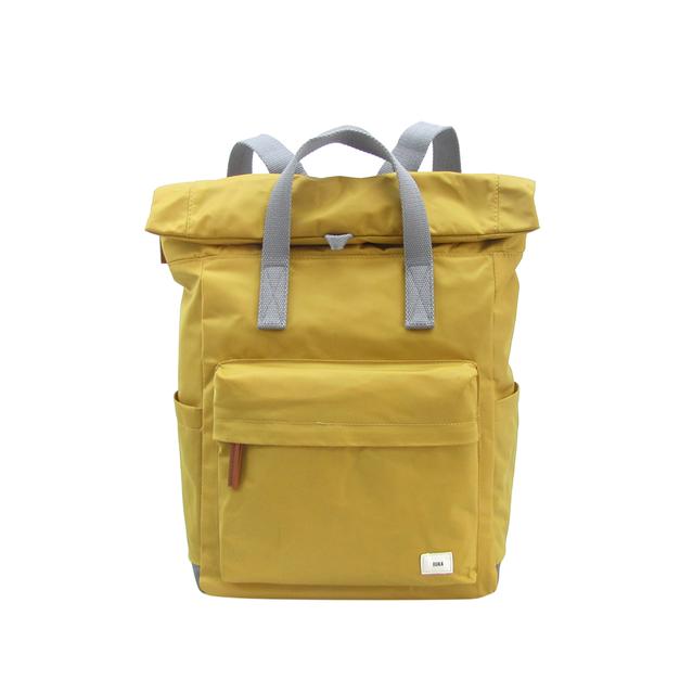 Roka London Canfield B medium corn yellow rucksack bag