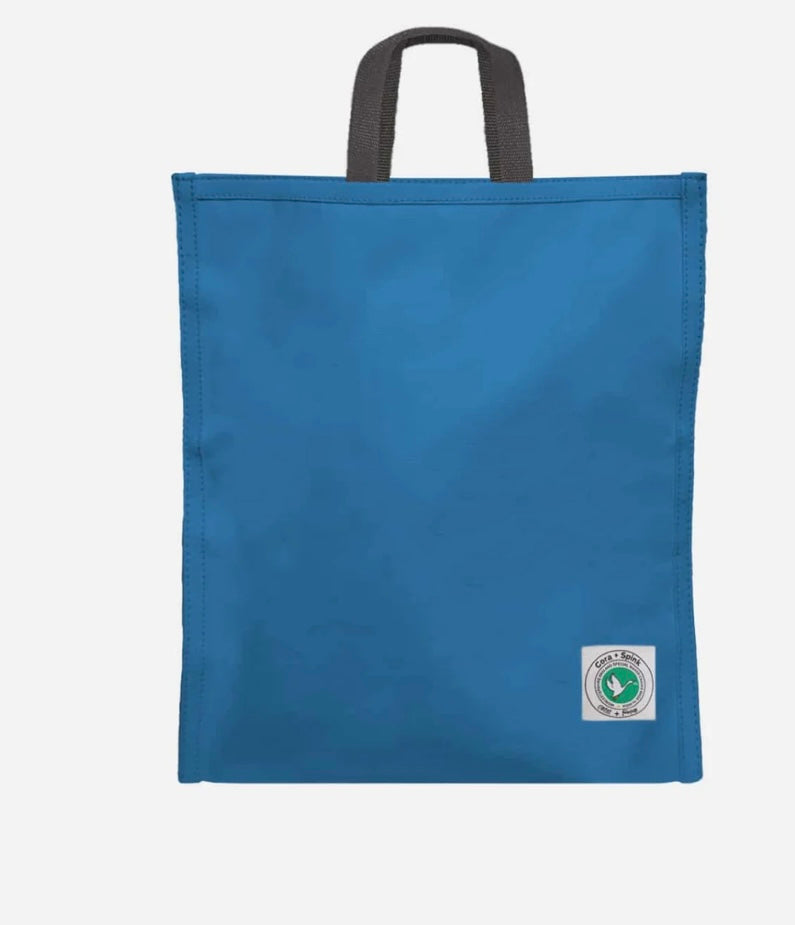 Cora And Spink Goat Tote Shopper Bag blue