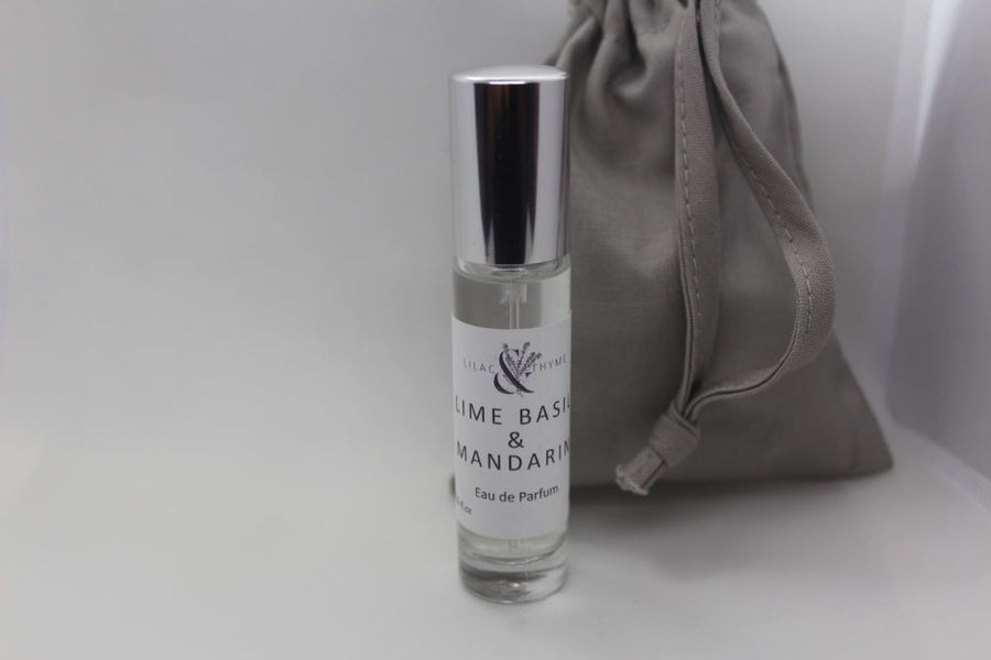 Lilac and Thyme Lime Basil and Mandarin fragrance perfume