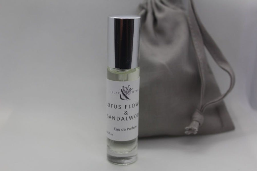 Lilac and Thyme Lotus Flower and Sandalwood fragrance perfume 10ml