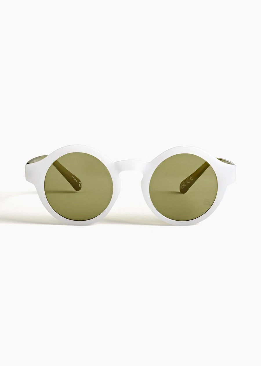 Szade Lazenby Bleach White Sunglasses Recycled