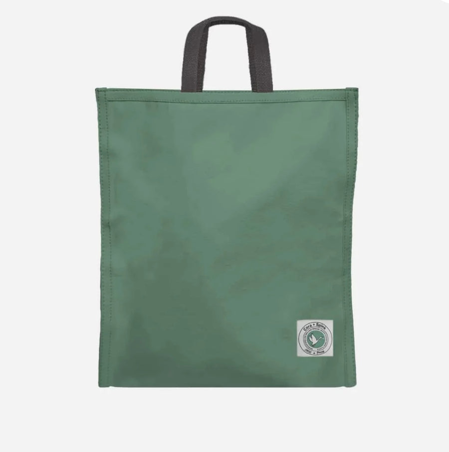 Cora And Spink Goat Shopper Tote Bag Aqua