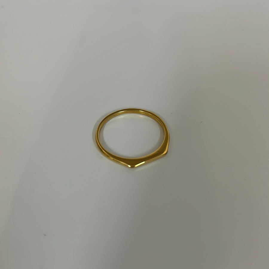 Gold Plated Minimal Ring