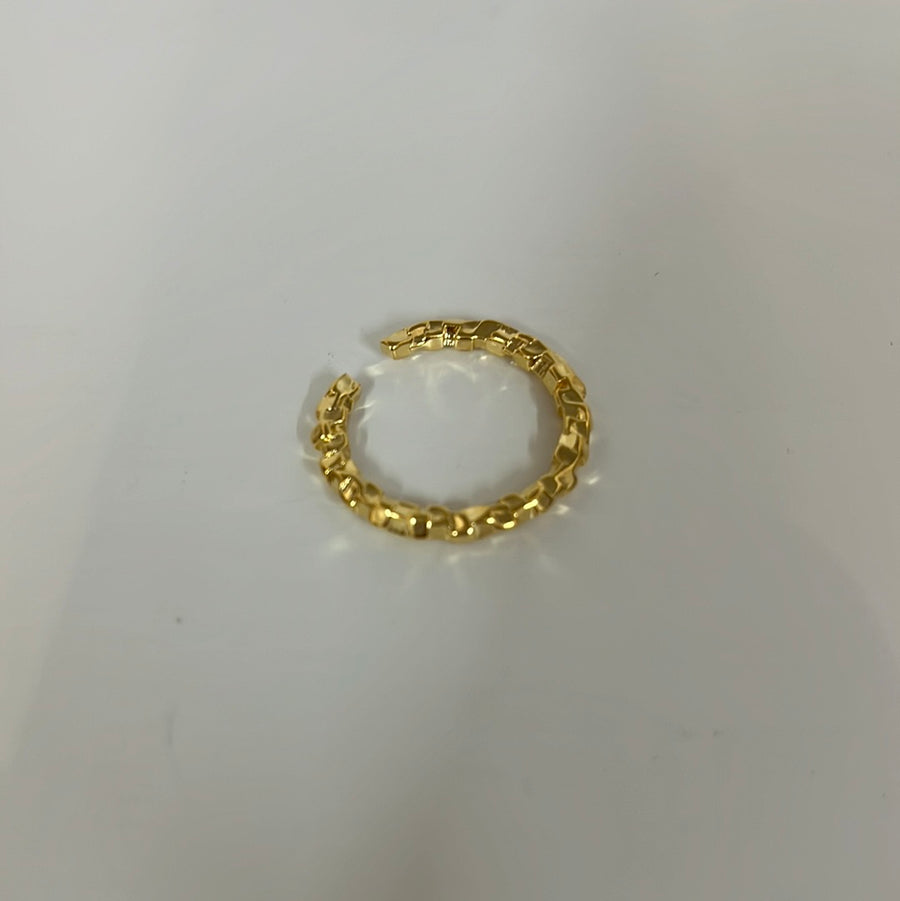 Gold Plated Brass Ring