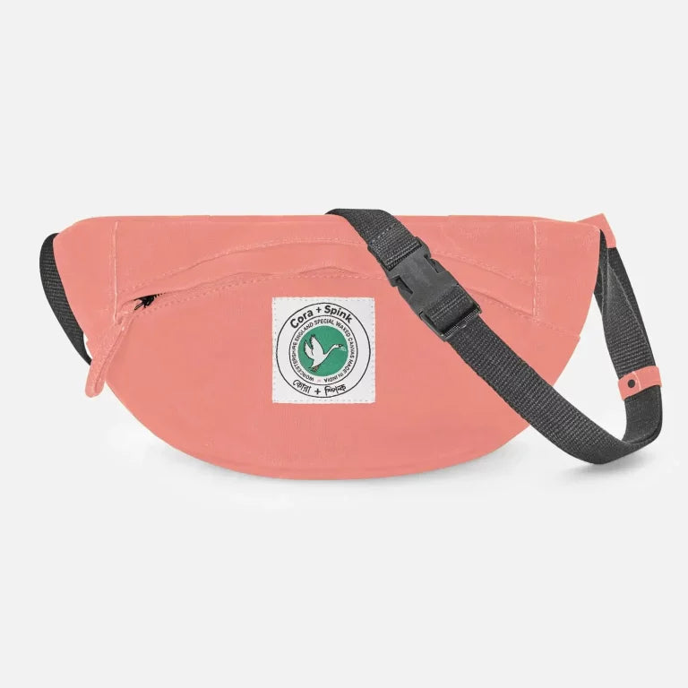 Cora And Spink Tiger Bum Bumbag Biodegradable Vegan Pink